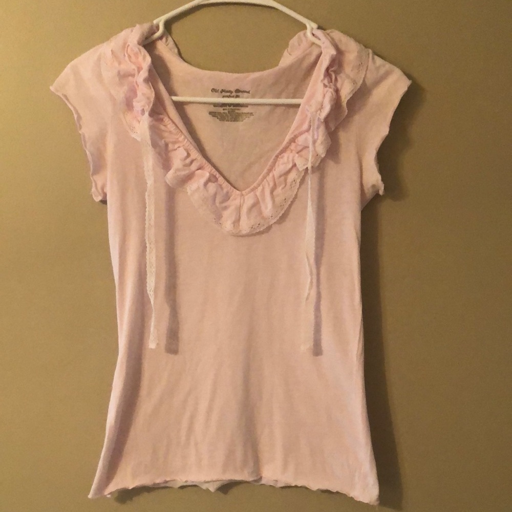 Old Navy perfect fit ruffle shirt